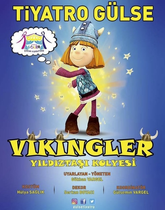 VİKİNGLER YILDIZ TAŞI KOLYESİ