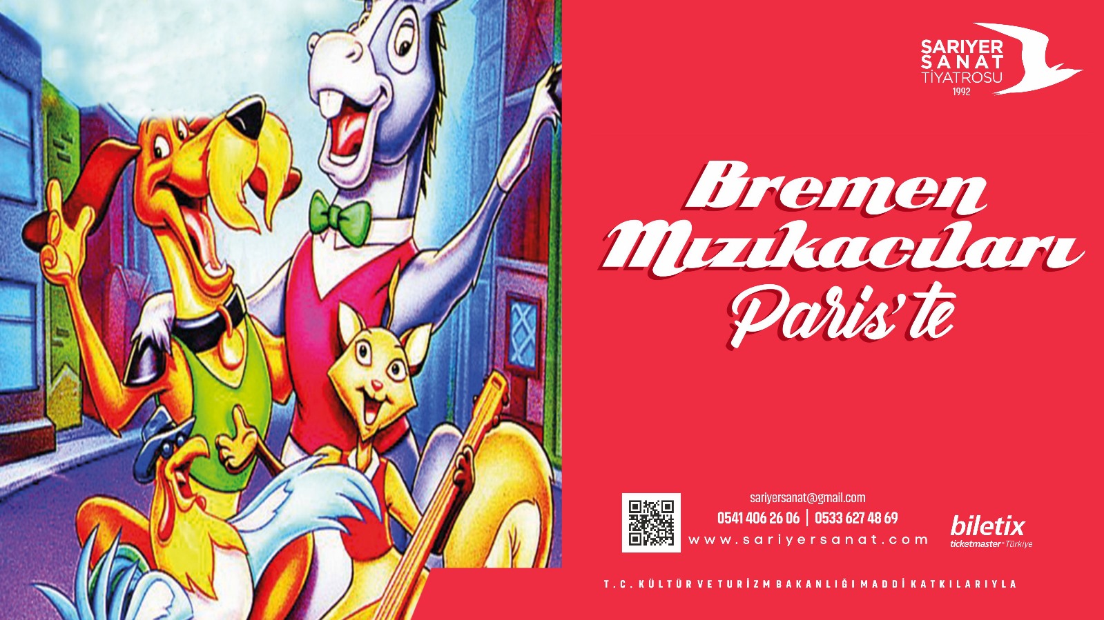 BREMEN MIZIKACILARI PARİS'TE