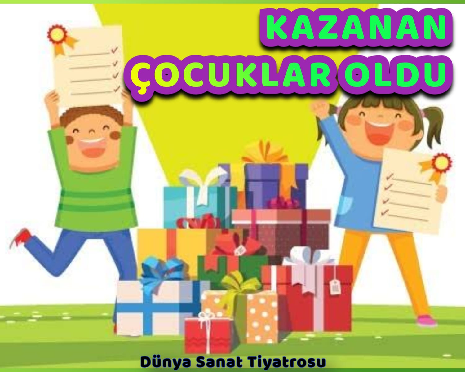 KAZANAN ÇOCUKLAR OLDU