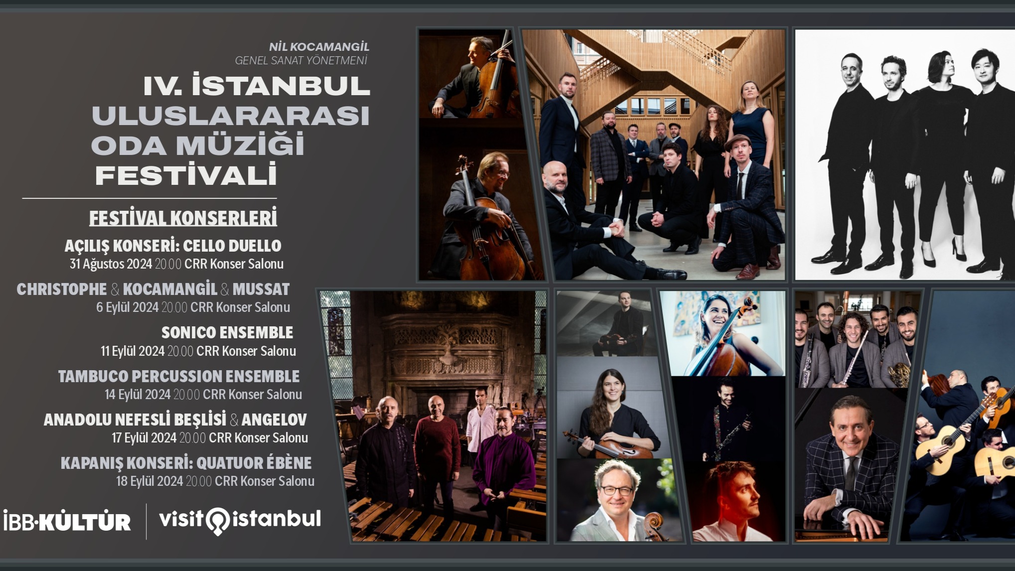 4. İSTANBUL ULUSLARARASI ODA MÜZİĞİ FESTİVALİ’NDE İLK HAFTA, KONSERLER, SÖYLEŞİLER ve MASTERCLASS PROGRAMLARIYLA BAŞLIYOR!